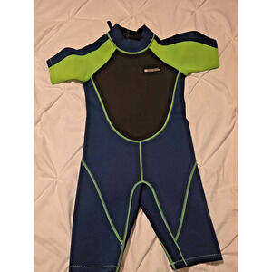 Kids Shorty Wetsuit By Mountain Warehouse ages 11-12 Neoprene NWOT Surfing UV